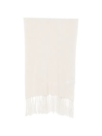 Antonelli 프린지 스카프 In White