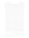 Antonelli Trimmed Decorative Vest In White