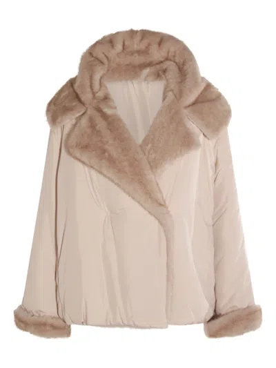 ANTONELLI FUR-TRIM HOODED JACKET