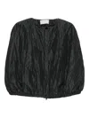 Antonelli Gelso Round-neck Jacket In Black