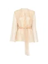 Antonelli Giacca Belted Jacket In Neutral