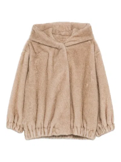 Antonelli Girella Hooded Jacket In Neutral