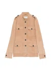 Antonelli Giuditta Buttoned Pocket Jacket In Neutral