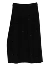 Antonelli Giunia Sequinned Maxi Skirt In Black