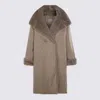 Antonelli Grey Gavi Down Jacket In Brown
