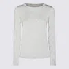 Antonelli Round Neck Long-sleeved T-shirt In Green