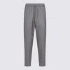 Antonelli Grey Wool Taralluccio Pants In Gray