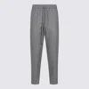 Antonelli Grey Wool Taralluccio Pants In Gray