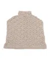 Antonelli Half Turtleneck Sweater In Neutral
