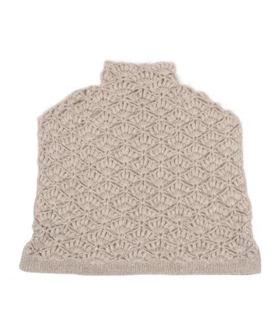 Antonelli Half Turtleneck Sweater In Neutral