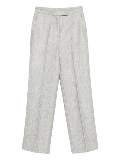 ANTONELLI HERRINGBONE TAILORED TROUSERS