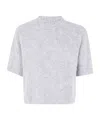 Antonelli High-neck Alpaca Sweater In Gray