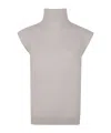 Antonelli High-neck Knitted Sweater In Gray