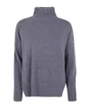 Antonelli High-neck Wool Sweater In Multi