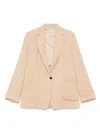 Antonelli Long-sleeved Suit Jacket In Neutrals