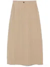 Antonelli Iglesias Maxi Skirt In Neutrals