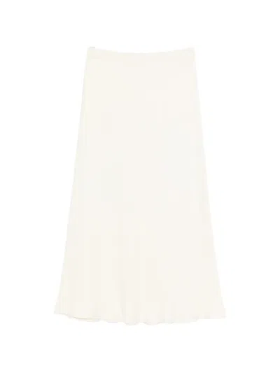 Antonelli Ilda Elastic-waistband Midi Skirt In Neutral