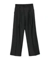 Antonelli Indented Casual Pants In Black