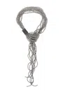 Antonelli Grey Ismaele Necklace In Grey