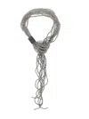 Antonelli Grey Ismaele Necklace In Grey
