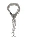 Antonelli Grey Ismaele Necklace In Not Applicable