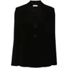 Antonelli Einreihiger Blazer Aus Krepp In Black