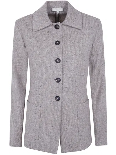Antonelli Button-fastening Jacket In Gray