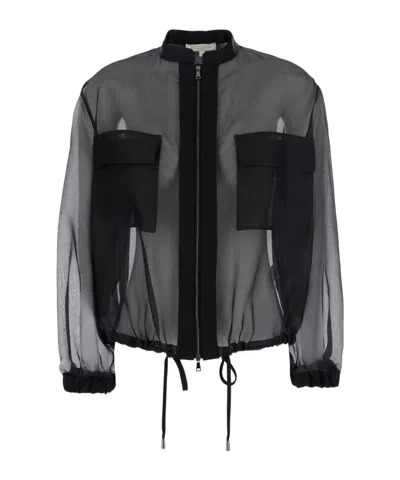 ANTONELLI ANTONELLI JACKET WITH PUFFED SLEEVES AND DRAWSTRING