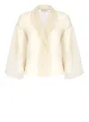 Antonelli Firenze Emma Sheer Jacket In Neutral