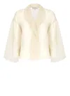 Antonelli Silk Jacket In Beige