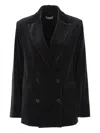 Antonelli Double-breasted Suit Jacket In Black
