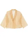 Antonelli Long Sleeve Casual Jacket In Gold