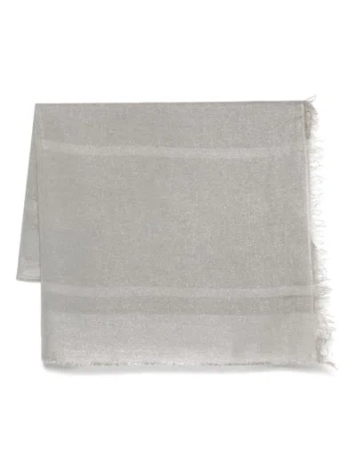 Antonelli 'jesolo' Grey Scarf In Gray