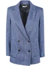 Antonelli Single-breasted Blazer In Blue