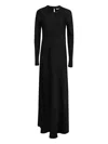 Antonelli Keyhole Maxi Dress In Black