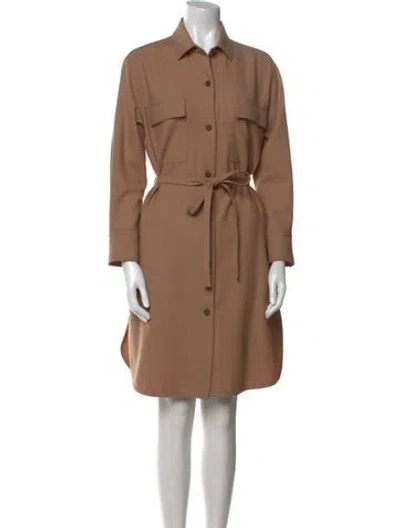 Pre-owned Antonelli Knee-length Dress W/ Tags In Neutral