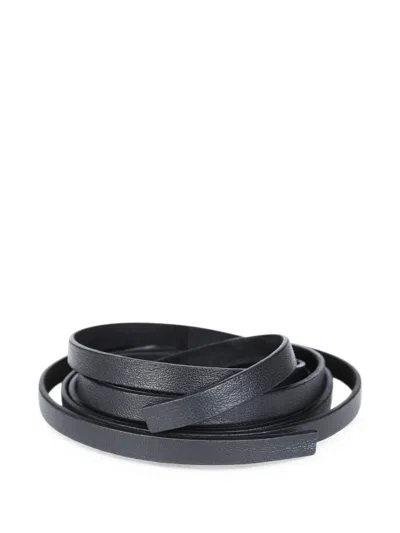 Antonelli Kuk Leather Belt In Black