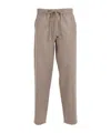 Antonelli Lace-up Detail Casual Pants In Brown