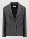 Antonelli Leather Coat In Black