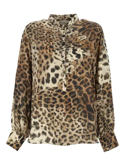 ANTONELLI LEOPARD-PRINT BLOUSE