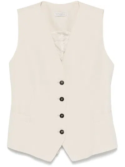 ANTONELLI LIGHT BEIGE FIUMICINO WAISTCOAT