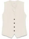 Antonelli Fiumicino Waistcoat In Neutrals