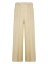Antonelli Linen Trousers In Neutrals