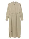 Antonelli Desert Sage Green London Maxi Dress In Green