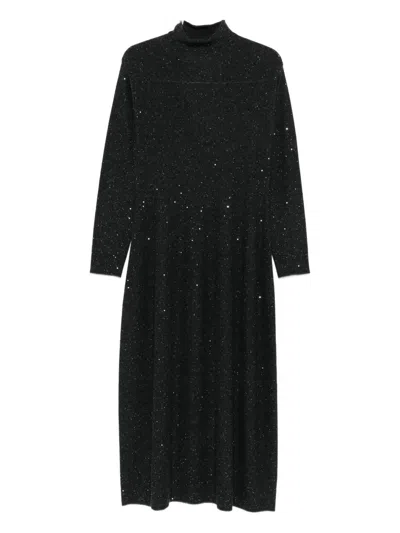 Antonelli Long Dress 'cornelio'  In Black