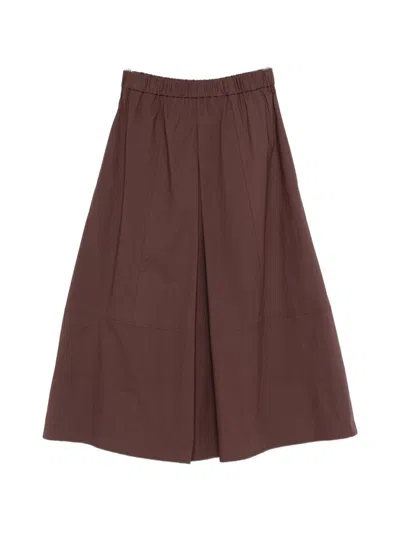 Antonelli Long Skirt "ian" In Brown