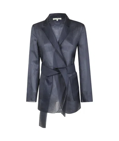 Antonelli Long Sleeve Casual Jacket In Navy