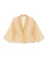 Antonelli Long Sleeve Casual Jacket In Nude