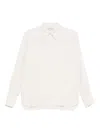 Antonelli Long-sleeved Polo Shirt In White
