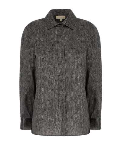 Antonelli Long Sleeve Shirt In Black